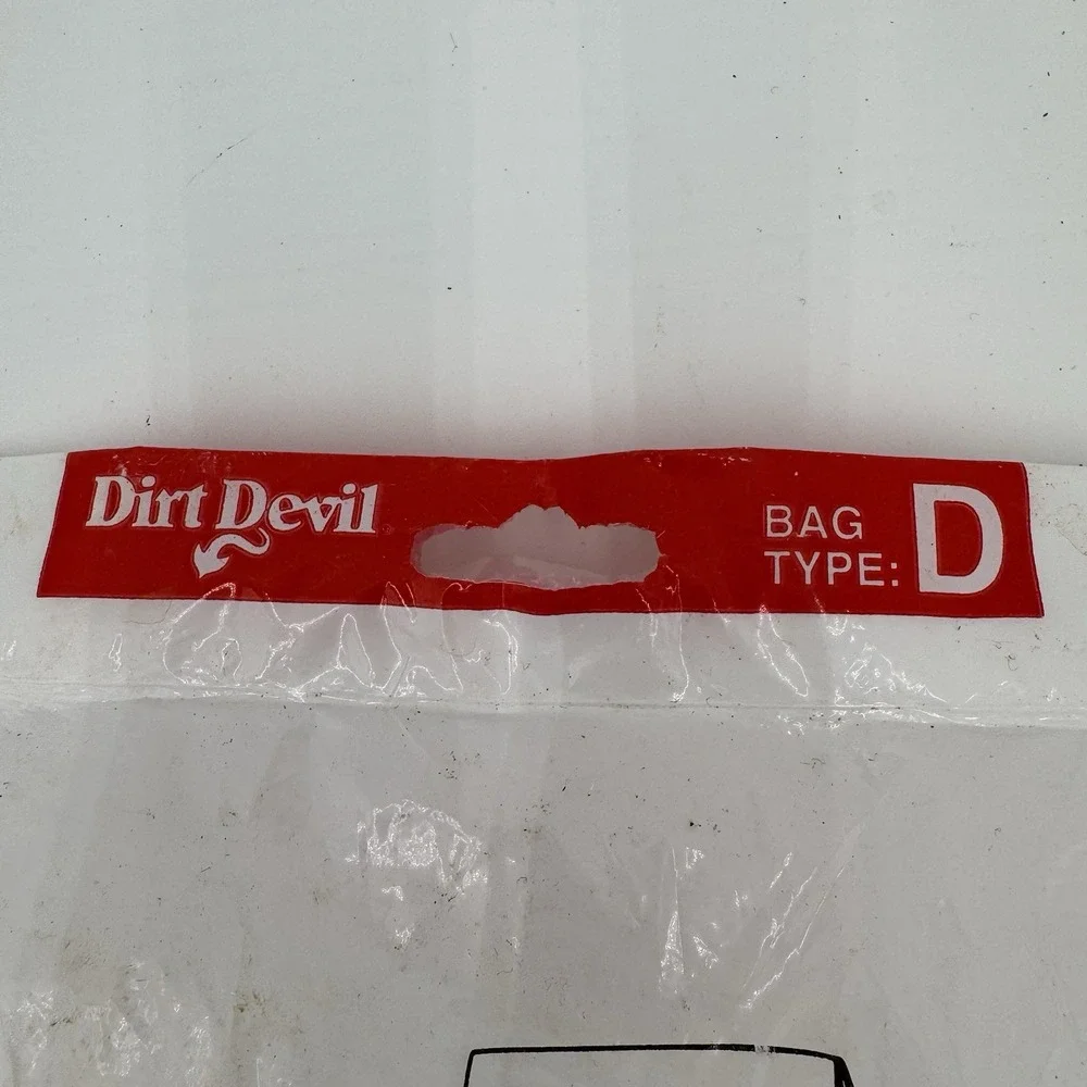 1 DIRT DEVIL Type D Vacuum Cleaner Bags Vintage 1996 For Upright Vacuum‎